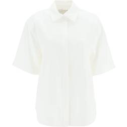 LouLou Studio White Moheli Shirt Ivory