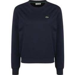 Lacoste Women's Unbrushed Fleece Sweatshirt Navy Blue