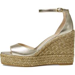 Stuart Weitzman Nudistcurve Espadrille Wedge Platino