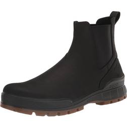 ecco Men's Track 25 Chelsea Boot Leather Black Black