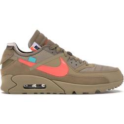 Nike Off-White x Air Max 90 Desert Ore M - Desert Ore/Hyper Jade/Bright Mango