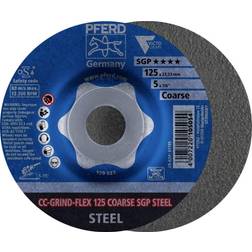 Pferd CC-GRIND-FLEX Schleifscheibe 125x22,23 mm COARSE Speziallinie SGP STEEL für Stahl