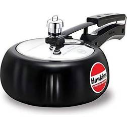 Hawkins CB20 Hard Anodised Pressure Cooker, 2-Liter, Contura