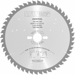 Cmt Rundsavsklinge 254x2,4x30 Z48 W NEG
