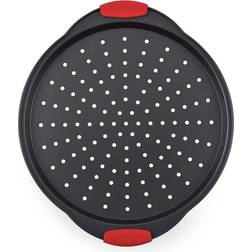 NutriChef Non-Stick Silicone Handle Pizza Pan