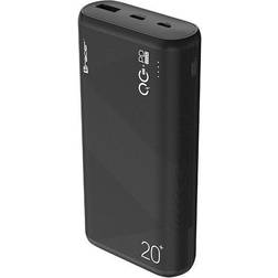 Tracer TRABAT47094 Powerbank External battery 20000 mAh 1x USB-C PD 20W 1x USB QC 3.0 Black