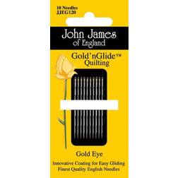 John James Gold'n Glide Quilting Needles -Size 10 10/Pkg