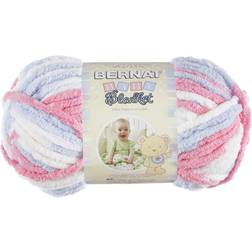 Bernat Bernat baby blanket yarn-pink & blue ombre -161103-3305