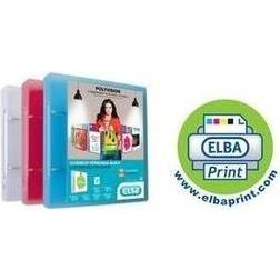 ELBA Polyvision Ring Binder 17 x 22 cm Blue Pink