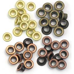 Eyelets Standard 60/Pkg-Warm Metal