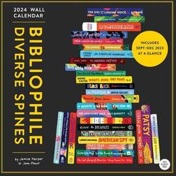 Chronicle Books Bibliophile Diverse Spines 2024 Calendar