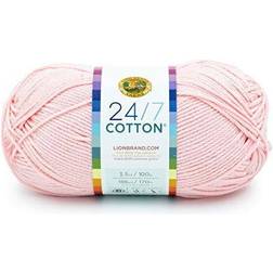 Lion Brand 24/7 Cotton Yarn-Lemonade