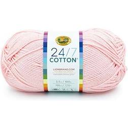 Lion Brand 3 pack 24/7 cotton yarn-lemonade -761-103