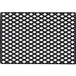 Dixie Black Grid Dørmatte 45 x 75 cm Svart