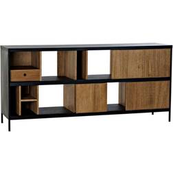 Dkd Home Decor Alvin Natural Black Iron Fresno Sideboard