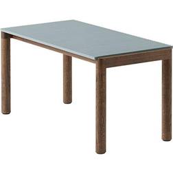 Muuto Couple 84 x 40 cm Pale Blue-Dark Oiled Oak Table Basse