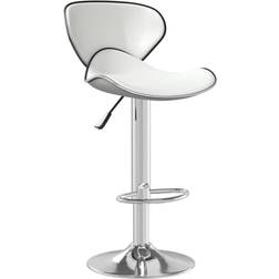 vidaXL Bianco In Similpelle MXL 57306 Sgabello da bar