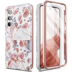 Tech-Protect Galaxy S23 Skal Velar Marble Rosa