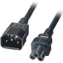 Smart 1m iec c14 to c5 clover leaf power cable