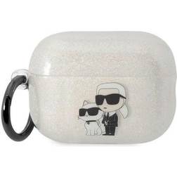 Karl Lagerfeld Glitter NFT & Choupette Case Apple AirPods Pro 2