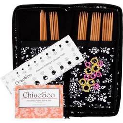 ChiaoGoo double point bamboo 6" knitting needles set