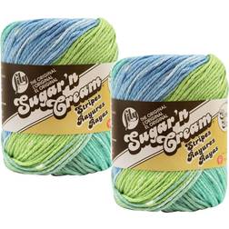 Lily sugar'n cream yarn stripes super size-country stripes -102023-23143