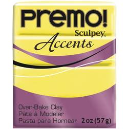 Polyform Premo Sculpey Clay 2oz-Fluorescent Yellow