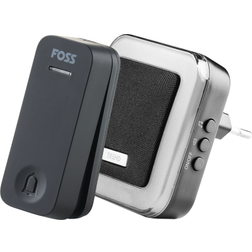 Foss Europe Trend Bluu 1 dørklokke, 230V, sort