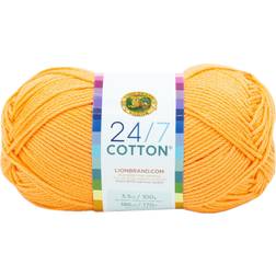 Lion Brand Yarn Company 761-132 24/7 Bomullsgarn Krämfärgad Storlek