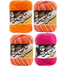 Spinrite Lily Sugar'n Cream Yarn Ombres-Playtime