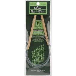 Clover Takumi Bamboo Circular Knitting Needles 48"-Size 10.5/6.5mm