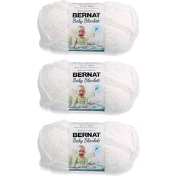 Bernat baby blanket yarn-white -161103-3005