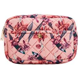 Fan Palm Necessär Medium Quiltad Velour Felfri Rose One Size Necessär