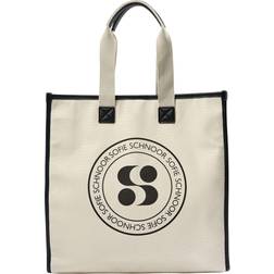 Sofie Schnoor Totebag, White Black