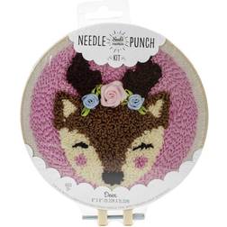 Fabric Editions Needle Creations Needle Punch Kit 6"-Deer -NC-PNND6-DEER