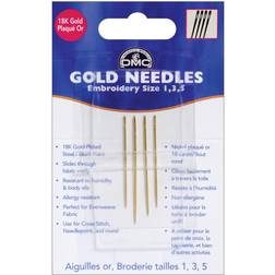 DMC Gold Embroidery Hand Needles-Size 1/5 4/Pkg