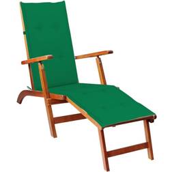 vidaXL Acacia Solide Chaise de Terrasse Longue de Terrasse Extérieur