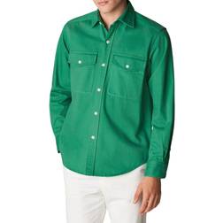 Eton Green Heavy Denim Overshirt