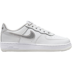 Nike Force 1 Low SE PS - Summit White/White/Wolf Grey/Metallic Silver