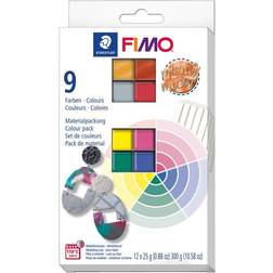 Staedtler Fimo Effect Colour Pack 8 Half Blocks 2 57G Blocks