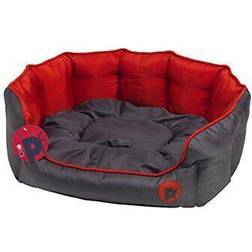Petface Vattentät Och Tvättbar Oxford Hundsäng 70 x 70 cm Röd X-Large