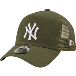 New Era Yankees Tonal Mesh A-Frame Trucker Cap - Green