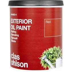 Clas Ohlson Exterior Träfasadsfärg Red 0.75L