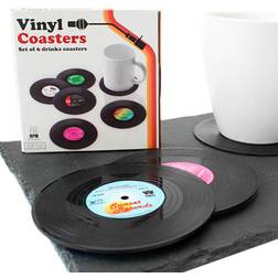Gift Republic Coasters Vinyl Glasbrik 4stk