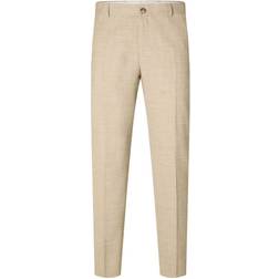 Selected Oasis Linen Pants - Sand