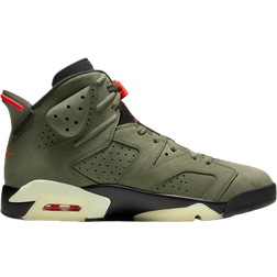 Nike Air Jordan 6 Retro M - Medium Olive/Black Sail/University Red