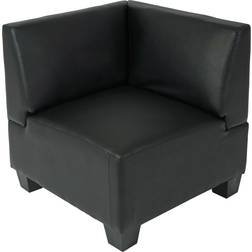 MCW Modular Eckteil Moncalieri, Kunstleder ~ schwarz