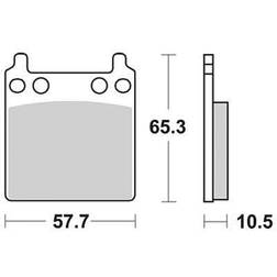 TRW Brake Pad Mcb63