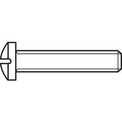 Toolcraft 827129 Linseskruer M2 10 mm Krydskærv Philips DIN 7985 Stål Galvaniseret 100 stk