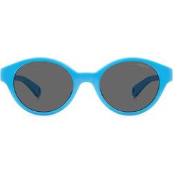 Polaroid Kid PLD K007/S MVU/M9 Sunglasses - Plastic Light Blue/Grey